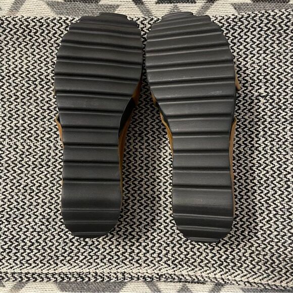 LOFINA Leather Cross-over Strap Wedge Sandal Sz-38/US 7.5 NWOT - Picture 8 of 8